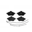 Jeu de 4 plaquettes de frein avant BREMBO P 61 039 - Visuel 1