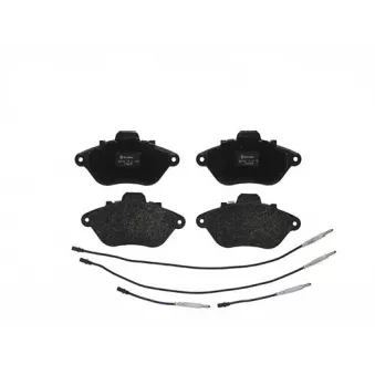 Jeu de 4 plaquettes de frein avant BREMBO P 61 039