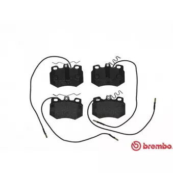 Jeu de 4 plaquettes de frein avant BREMBO P 61 041