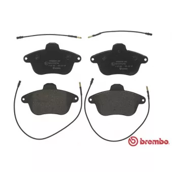 Jeu de 4 plaquettes de frein avant BREMBO P 61 046