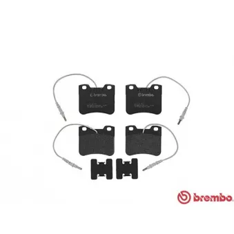 Jeu de 4 plaquettes de frein avant BREMBO P 61 047