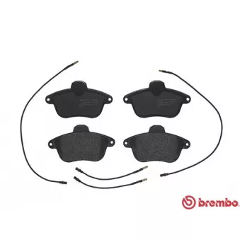 Jeu de 4 plaquettes de frein avant BREMBO P 61 048