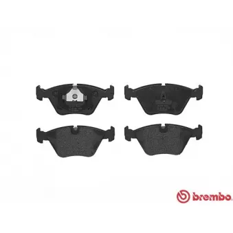 Jeu de 4 plaquettes de frein avant BREMBO P 61 049