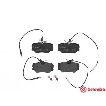 Jeu de 4 plaquettes de frein avant BREMBO P 61 050
