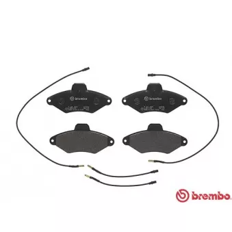 Jeu de 4 plaquettes de frein avant BREMBO P 61 052