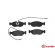 Jeu de 4 plaquettes de frein avant BREMBO P 61 054 - Visuel 1