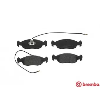 Jeu de 4 plaquettes de frein avant BREMBO P 61 054