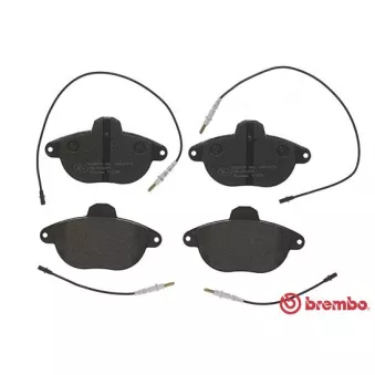 Jeu de 4 plaquettes de frein avant BREMBO P 61 055