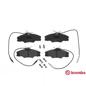 Jeu de 4 plaquettes de frein avant BREMBO P 61 056
