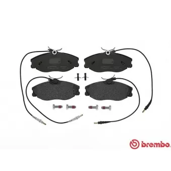Jeu de 4 plaquettes de frein avant BREMBO P 61 057