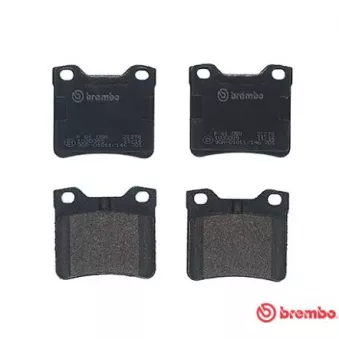 Jeu de 4 plaquettes de frein arrière BREMBO P 61 058