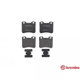 Jeu de 4 plaquettes de frein avant BREMBO