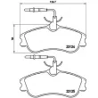 Jeu de 4 plaquettes de frein avant BREMBO P 61 060 - Visuel 2