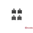 Jeu de 4 plaquettes de frein arrière BREMBO P 61 062 - Visuel 1