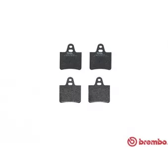 Jeu de 4 plaquettes de frein arrière BREMBO P 61 062