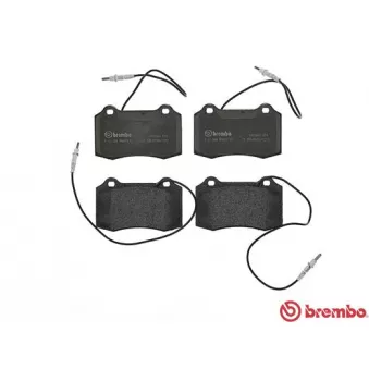Jeu de 4 plaquettes de frein avant BREMBO