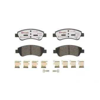 Jeu de 4 plaquettes de frein avant BREMBO P 61 066X
