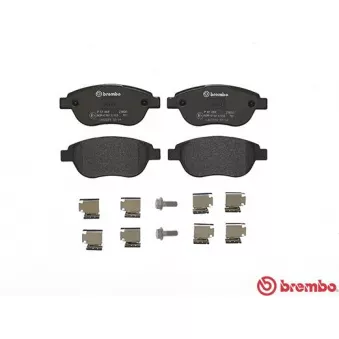 Jeu de 4 plaquettes de frein avant BREMBO P 61 068