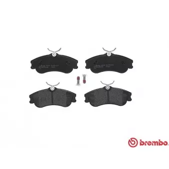 Jeu de 4 plaquettes de frein avant BREMBO P 61 069