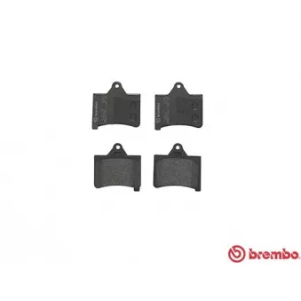 Jeu de 4 plaquettes de frein arrière BREMBO P 61 073