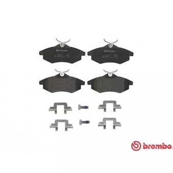 Jeu de 4 plaquettes de frein avant BREMBO P 61 074