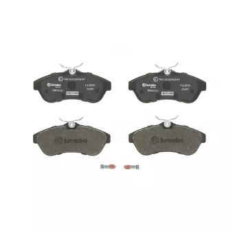 Jeu de 4 plaquettes de frein avant BREMBO P 61 075X