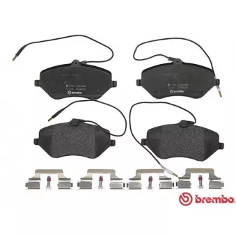 Jeu de 4 plaquettes de frein avant BREMBO P 61 078