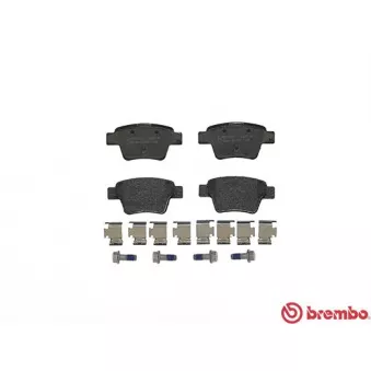 Jeu de 4 plaquettes de frein arrière BREMBO P 61 080