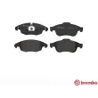 Jeu de 4 plaquettes de frein avant BREMBO P 61 083 - Visuel 1
