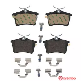 Jeu de 4 plaquettes de frein arrière BREMBO P 61 084