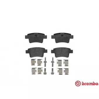 Jeu de 4 plaquettes de frein arrière BREMBO P 61 085
