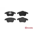 Jeu de 4 plaquettes de frein avant BREMBO P 61 086 - Visuel 1