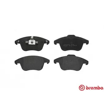 Jeu de 4 plaquettes de frein avant BREMBO P 61 086