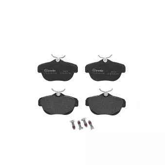 Jeu de 4 plaquettes de frein arrière BREMBO P 61 087
