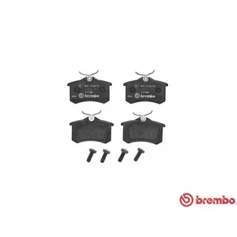 Jeu de 4 plaquettes de frein arrière BREMBO P 61 088