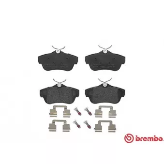 Jeu de 4 plaquettes de frein arrière BREMBO P 61 095