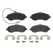 Jeu de 4 plaquettes de frein avant BREMBO P 61 096 - Visuel 1