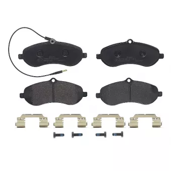 Jeu de 4 plaquettes de frein avant BREMBO P 61 096
