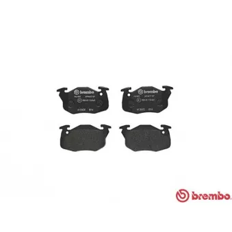 Jeu de 4 plaquettes de frein avant BREMBO P 61 097
