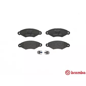 Jeu de 4 plaquettes de frein avant BREMBO P 61 098