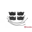 Jeu de 4 plaquettes de frein avant BREMBO P 61 099 - Visuel 1
