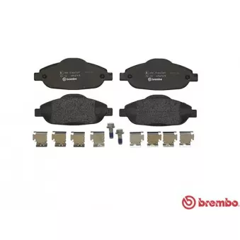 Jeu de 4 plaquettes de frein avant BREMBO P 61 101