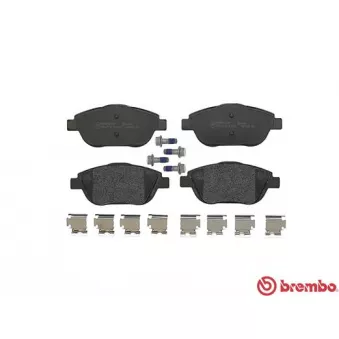 Jeu de 4 plaquettes de frein avant BREMBO P 61 103