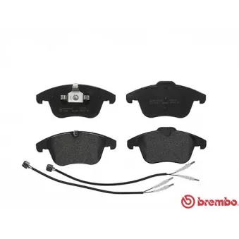 Jeu de 4 plaquettes de frein avant BREMBO P 61 106