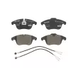 Jeu de 4 plaquettes de frein avant BREMBO P 61 106X - Visuel 1
