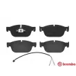 Jeu de 4 plaquettes de frein avant BREMBO P 61 107 - Visuel 1