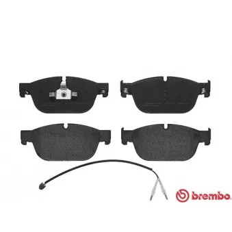 Jeu de 4 plaquettes de frein avant BREMBO P 61 107
