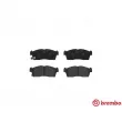 Jeu de 4 plaquettes de frein avant BREMBO P 61 108 - Visuel 1