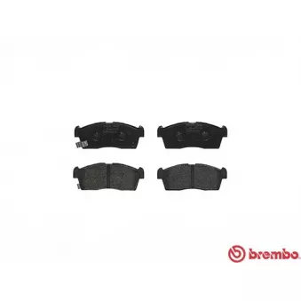 Jeu de 4 plaquettes de frein avant BREMBO