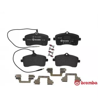 Jeu de 4 plaquettes de frein avant BREMBO P 61 109